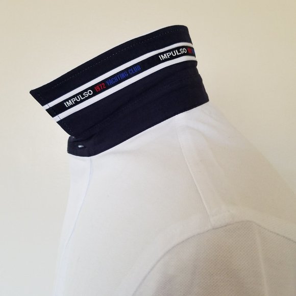 New Men's Impulso Italian While Shirt Long Sleeves 100% Cotton - Picture 6 of 14